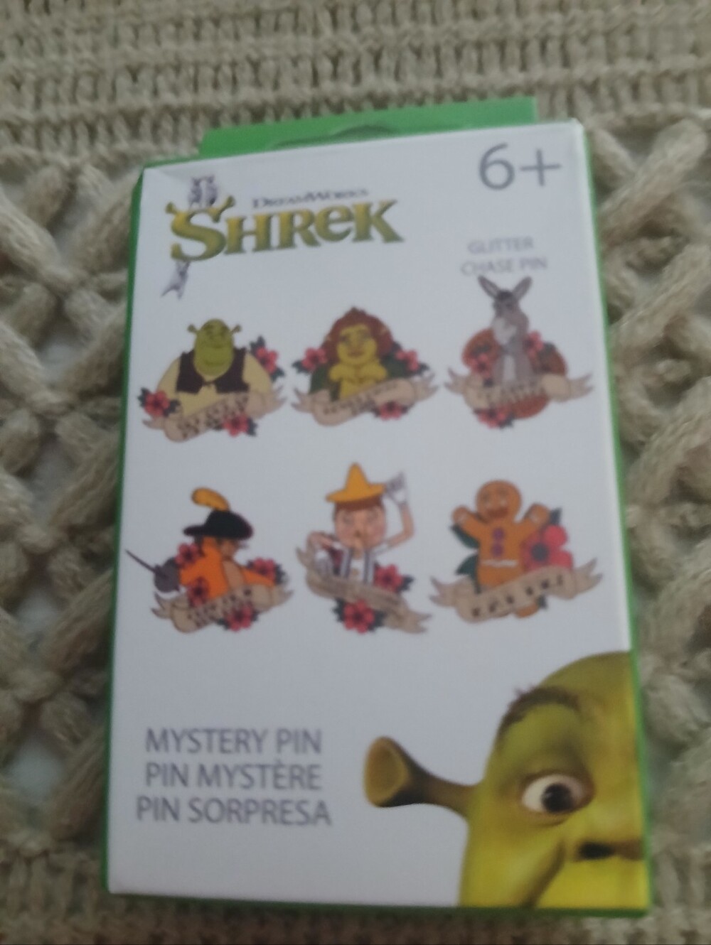 NWT DISNEY LOUNGEFLY SHREK BLINDBOX PIN